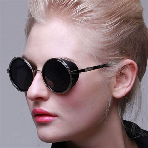 steampunk side shield sunglasses